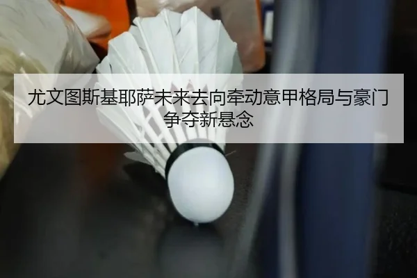 尤文图斯基耶萨未来去向牵动意甲格局与豪门争夺新悬念 - leyu